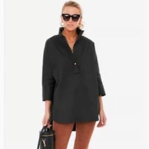 Tuckernuck‎ Black Willow Blouse Womens XS Popover Top Extra Small